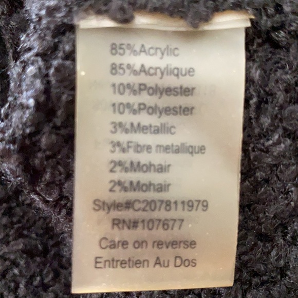 Alice + Olivia Opal Metallic Crewneck Sweater - S - Picture 13 of 15